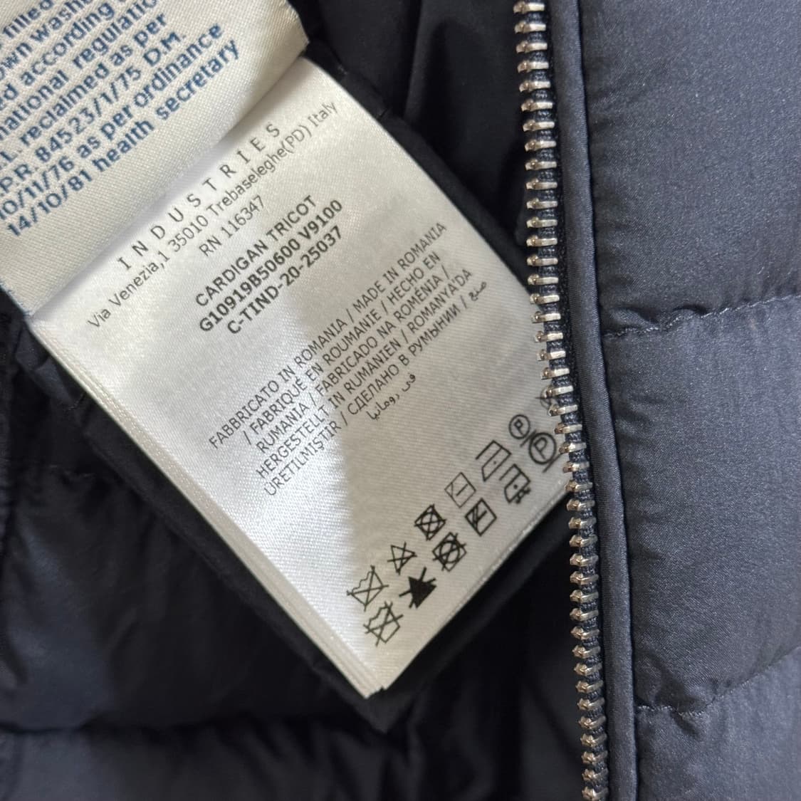 몽클레어 블랙와펜 니트패딩 L사이즈 상품이미지6