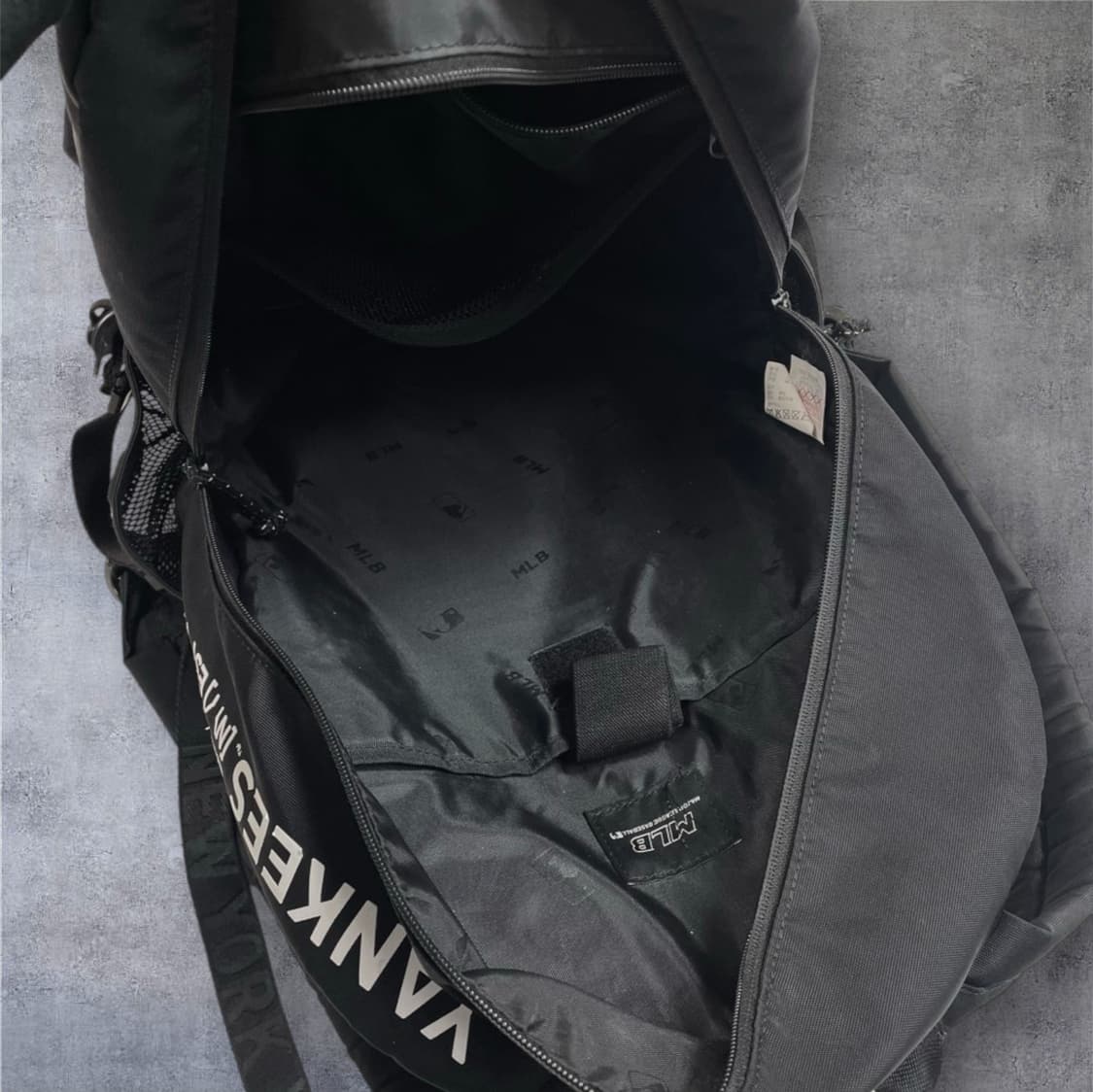 엠엘비 MLB 블랙 코듀라 3M 스트링 백팩 상품이미지8