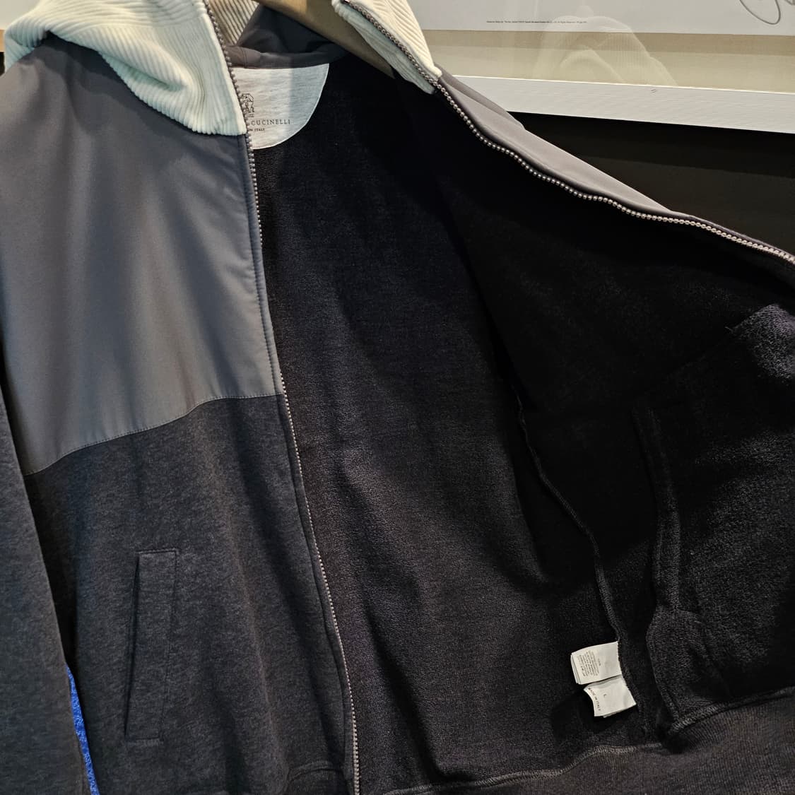 쿠치넬리 콘트라스트 컬러블록 신상 자켓 상품이미지5