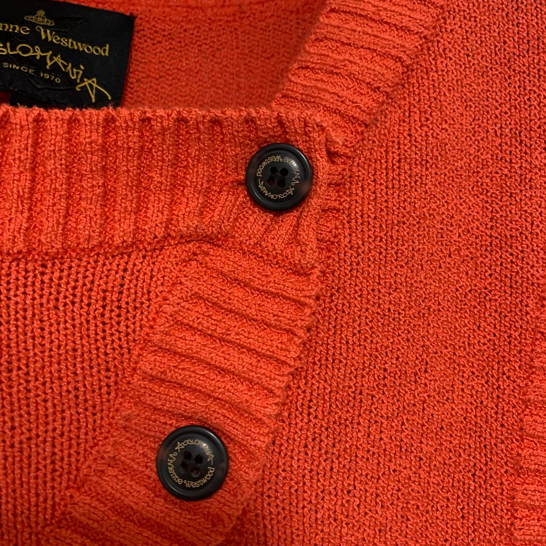 비비안 웨스트우드 레드 니트 반팔 상품이미지6
