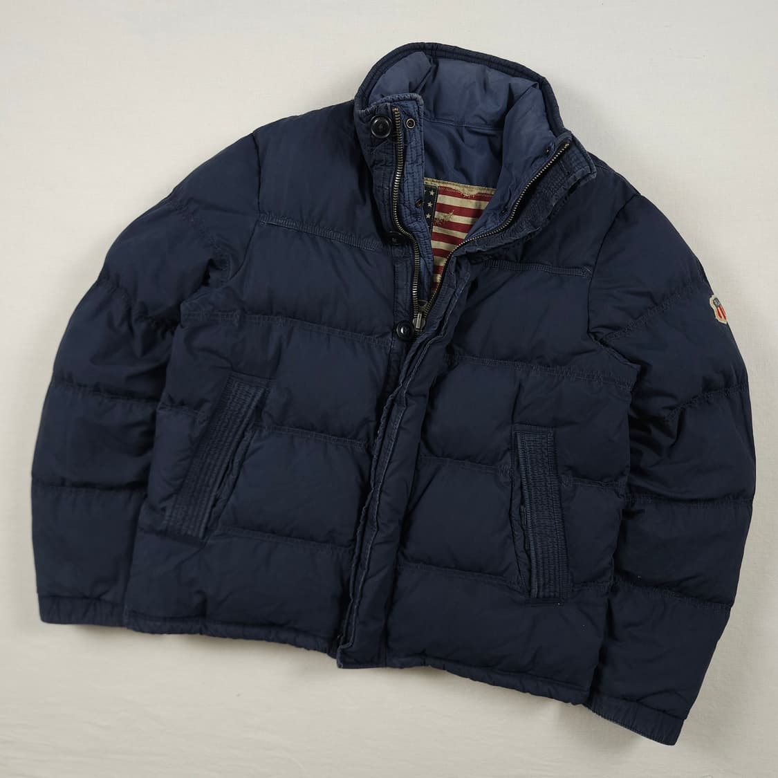 L(100) 폴로 랄프로렌 성조기 리버시블 구스다운 패딩 상품이미지3