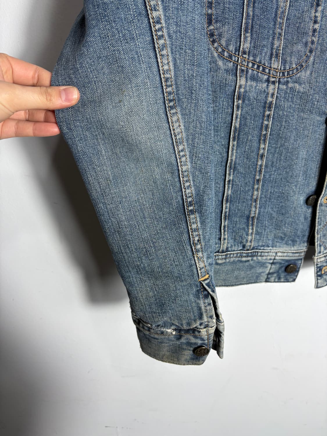 Lee 리 스톰 라이더 블랭킷 중청 데님 자켓 상품이미지8