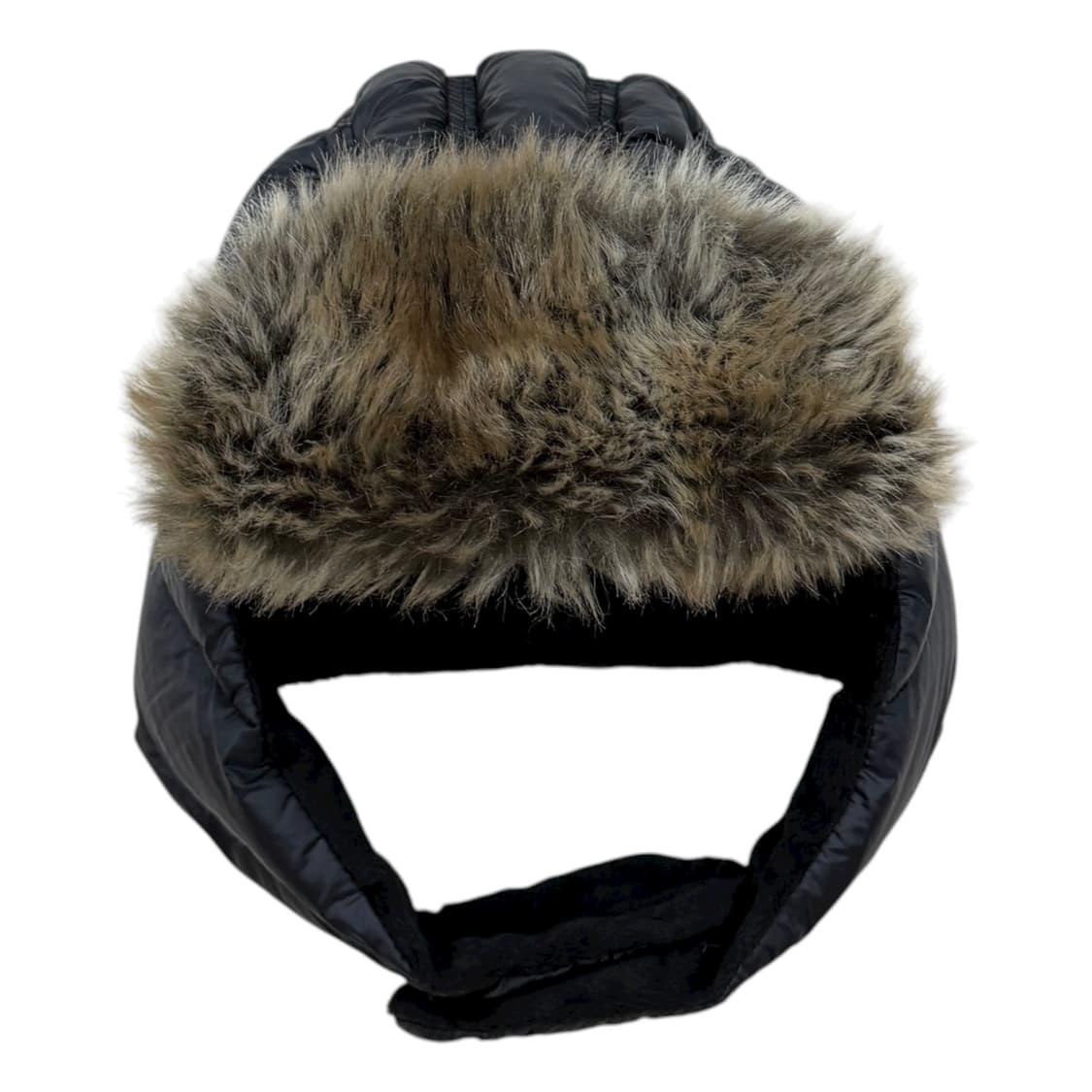 몽벨 빈티지 트루퍼햇 귀도리 나일론 방한 고소모 모자 블랙 상품이미지3