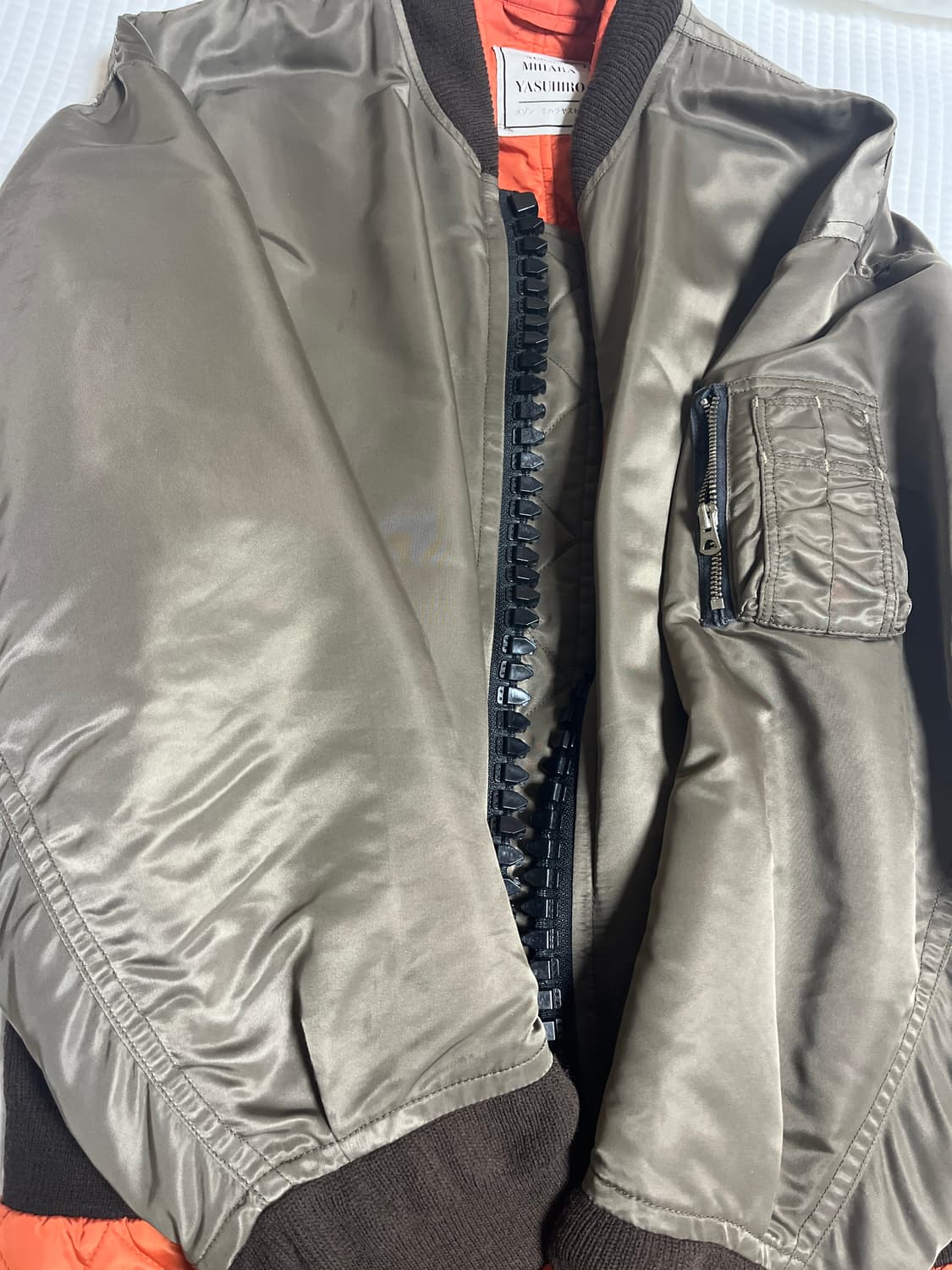 [48] 미하라 야스히로 빅지퍼 봄버 ma-1 상품이미지4