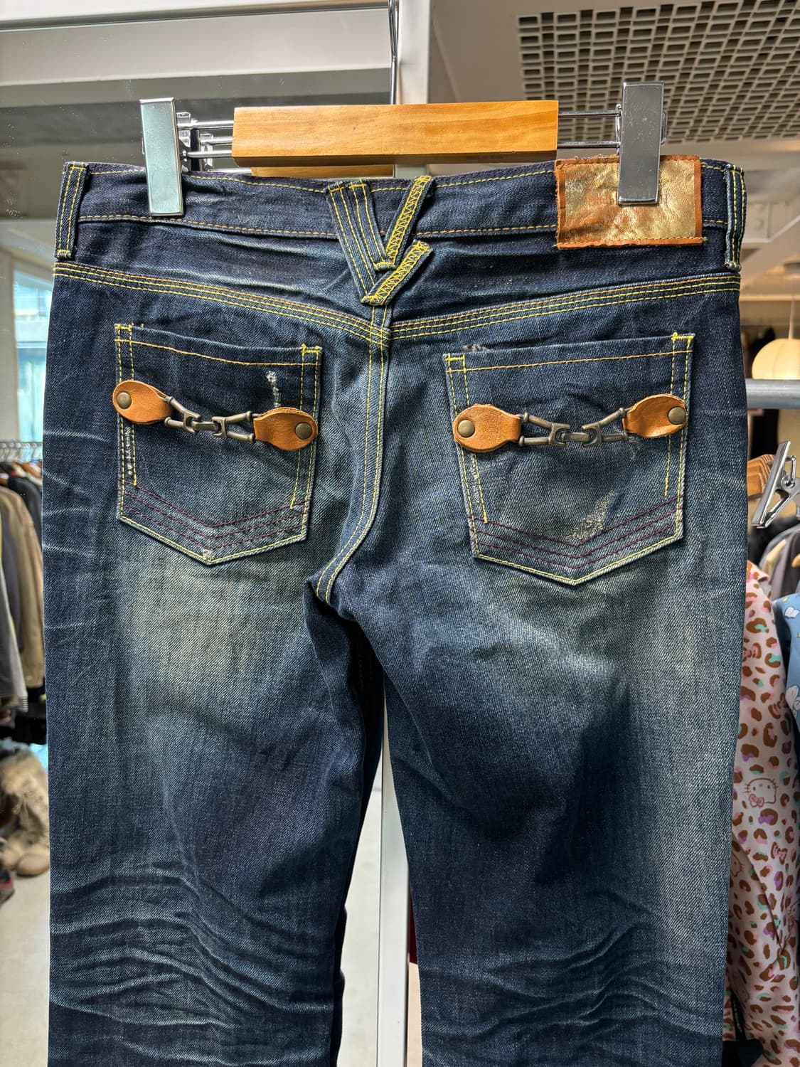 더블 스티치 로우라이즈 진 상품이미지7