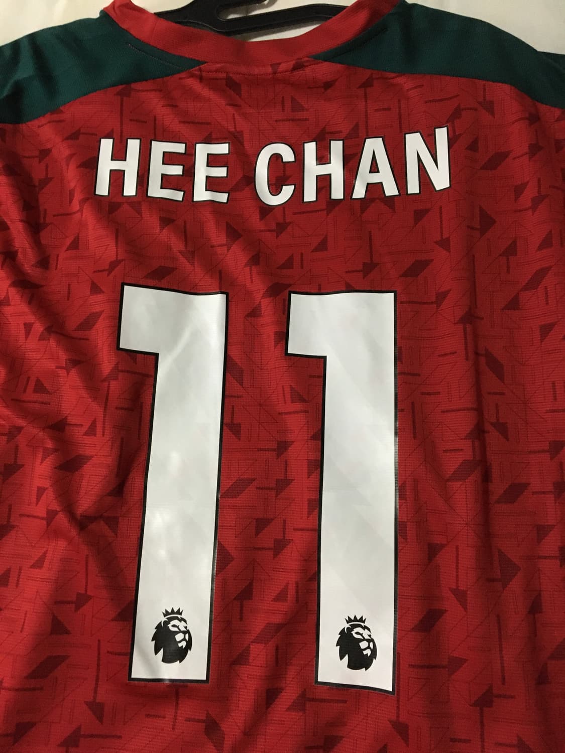 23-24시즌 울버햄튼 어웨이 긴팔 유니폼 황희찬 마킹 상품이미지3