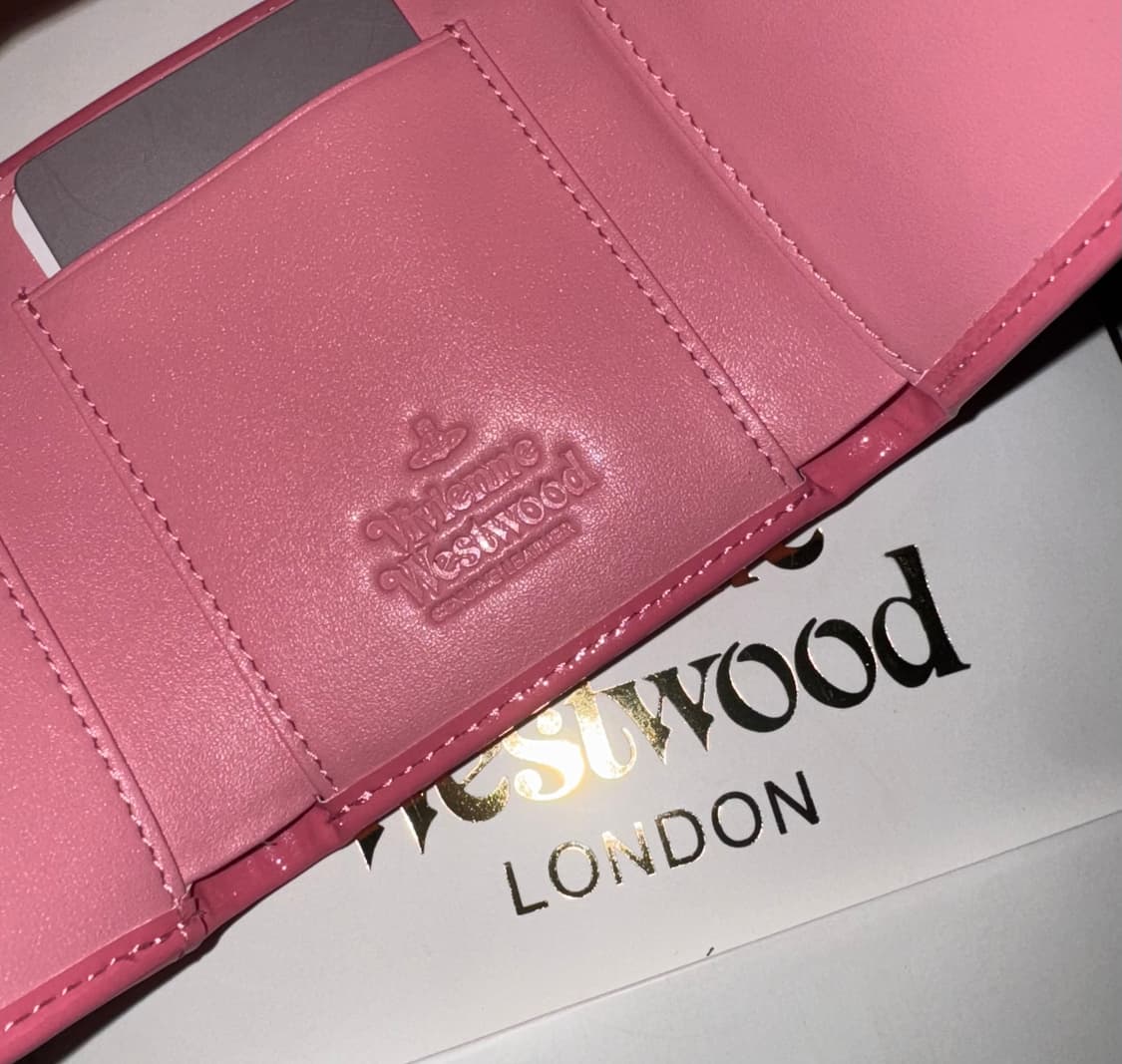 비비안웨스트우드 핑크 반지갑 상품이미지3