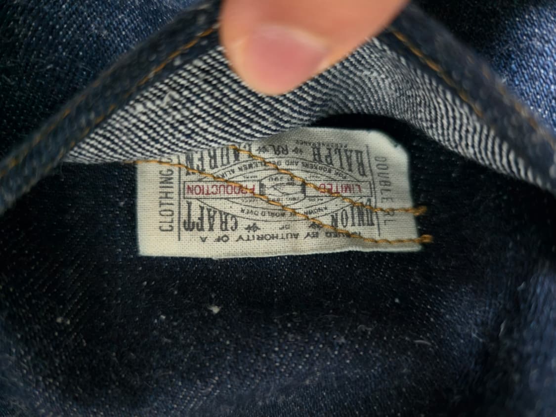 rrl 리미티드 에디션 스트레이트 레그 핏 인디고 리지드 데님 31/30 상품이미지8