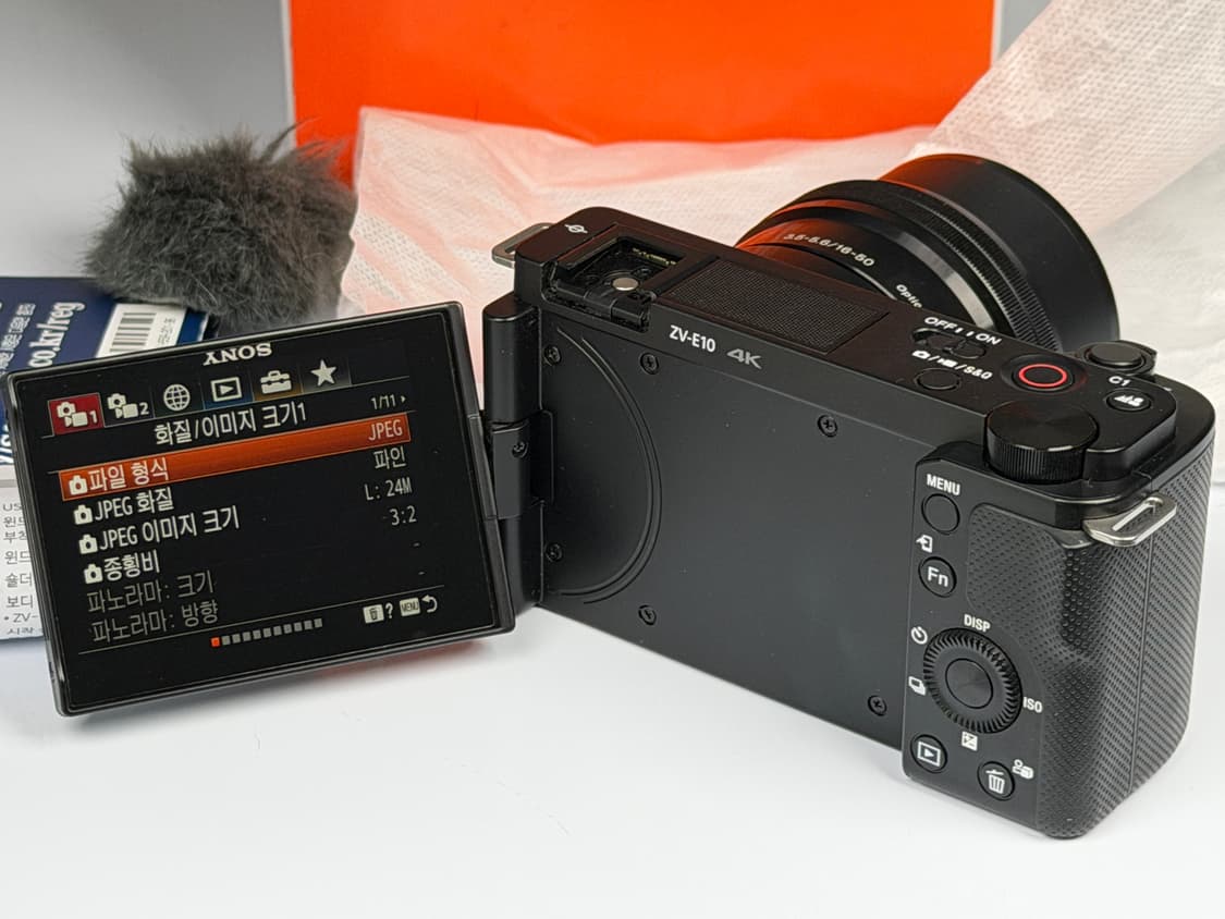 소니 ZV-E10 블랙 미러리스 카메라 438컷 상품이미지7