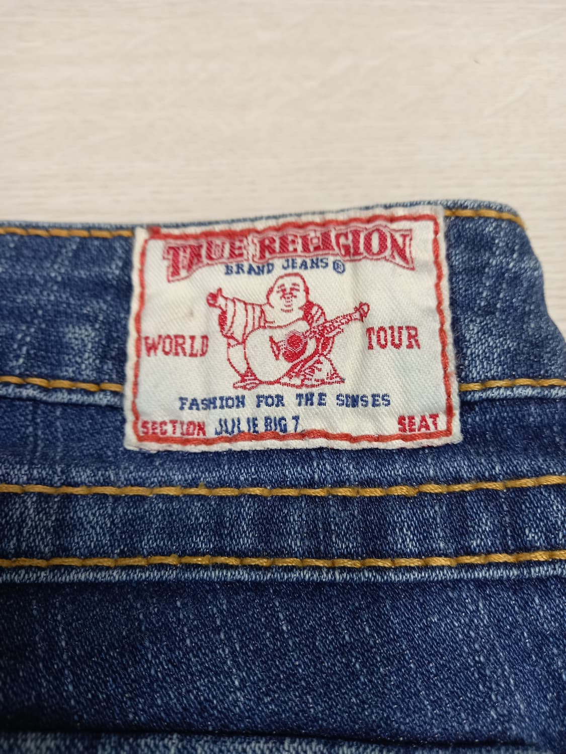 25 트루릴리젼 USA 골반 워싱 스판 슬림일자진 25-296 상품이미지5