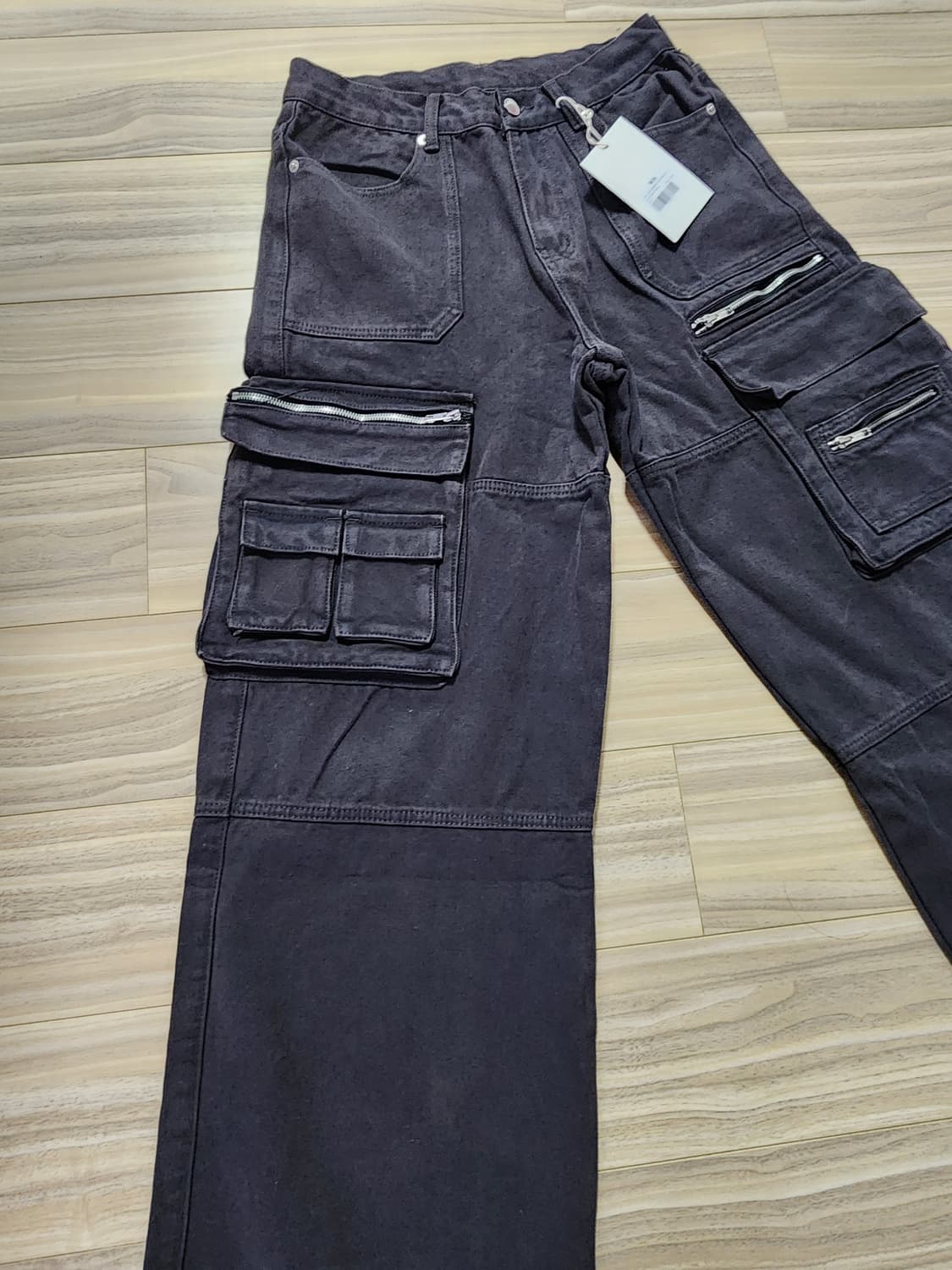 트릴리온유틸리티카고팬츠바지m사이즈차콜 상품이미지2