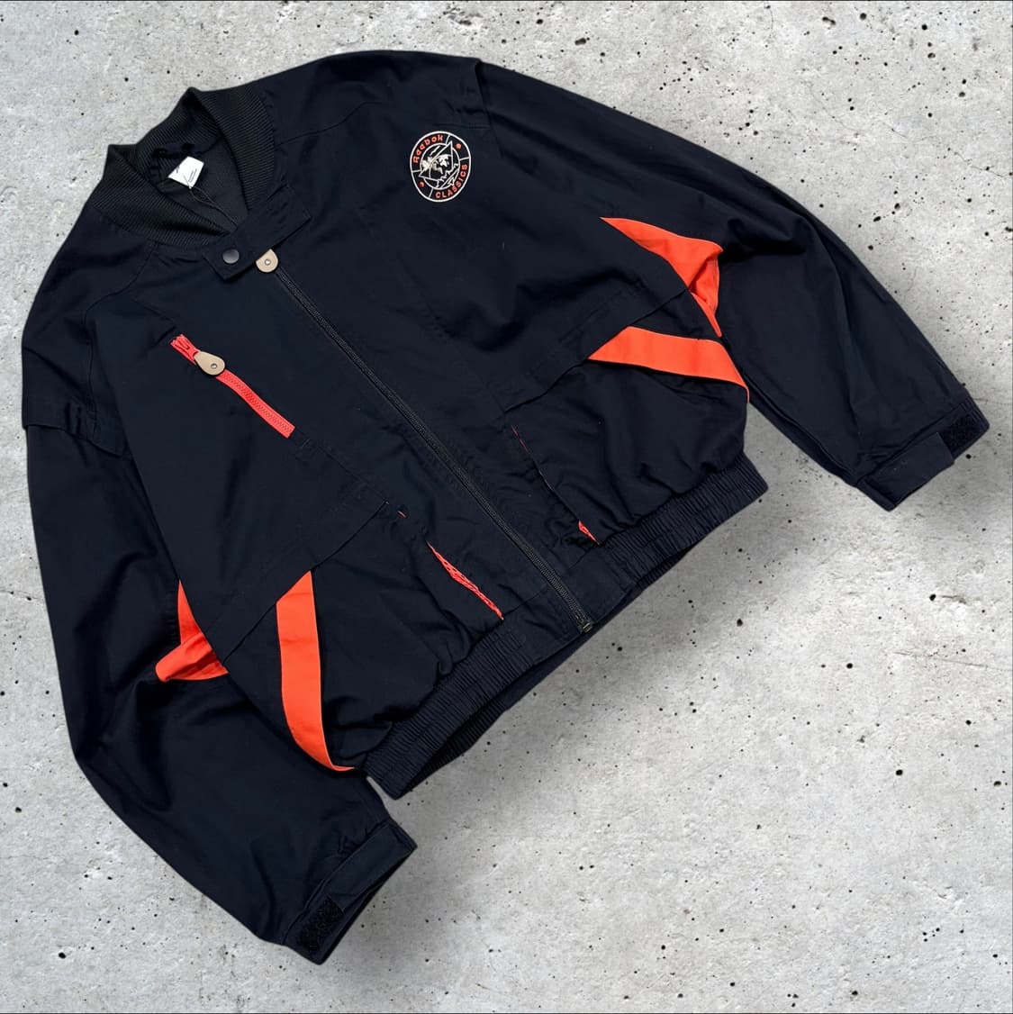 [S] 리복 아카이브 클래식 블랙 바람막이 자켓 C121 상품이미지1