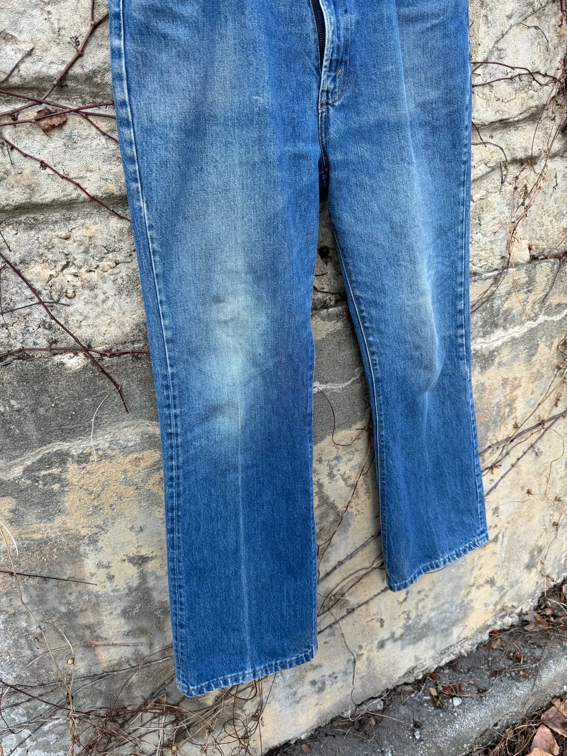 70s 리바이스 빈티지 517 66후기 논셀비지 부츠컷 데님 팬츠 상품이미지4