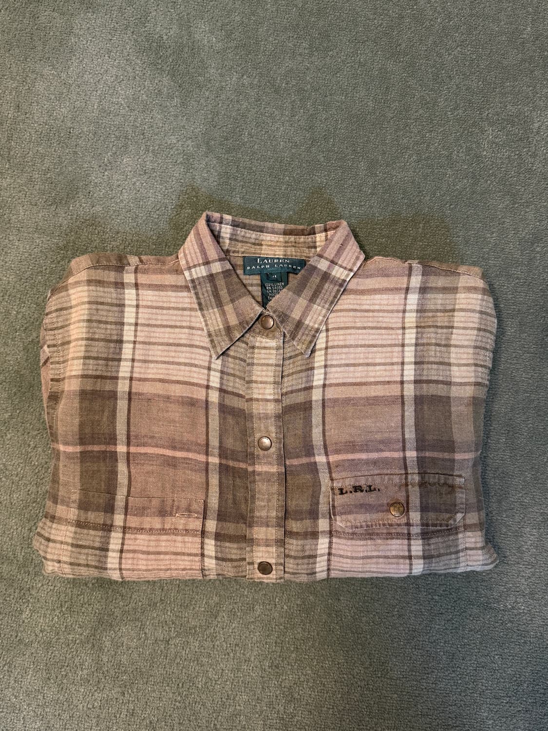 로렌랄프로렌 플란넬 셔츠 상품이미지4