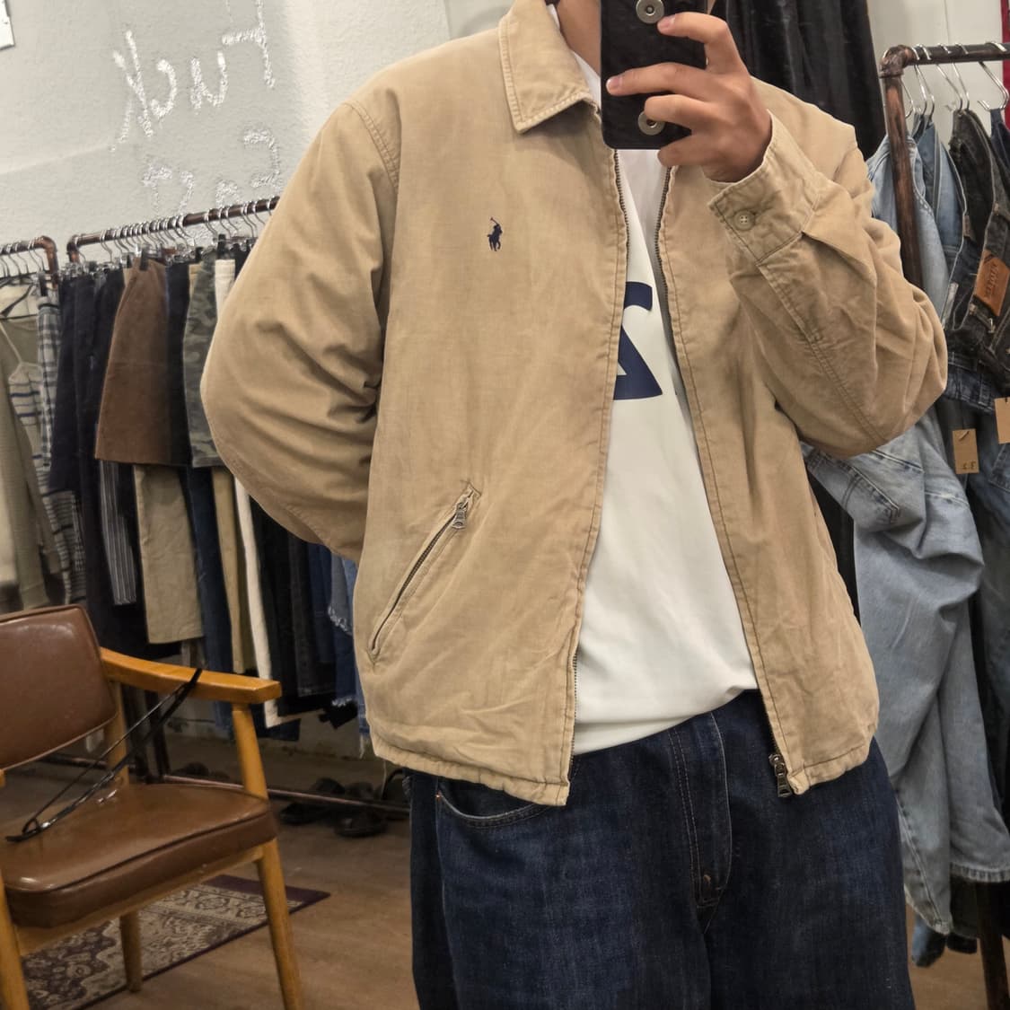 폴로 코듀로이 스윙탑 xl 스윙톱 그리즐러 자켓 블루종 상품이미지7