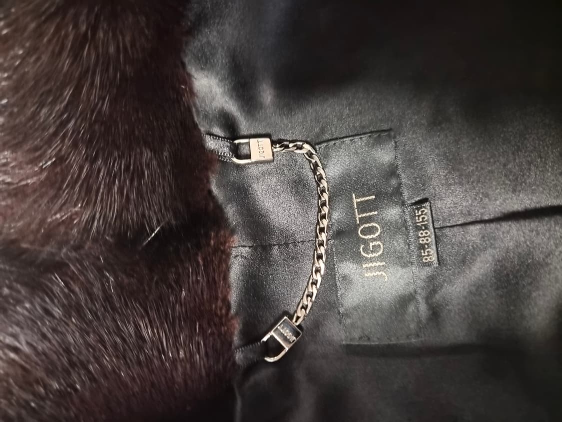 지고트(JIGOTT) 리얼 쉬어드 밍크 100% 하프 코트 상품이미지2