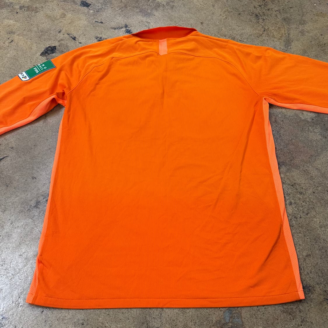 [정품/L] 나이키 심판복 카라 긴팔 티셔츠 오렌지 KFA b14 상품이미지4