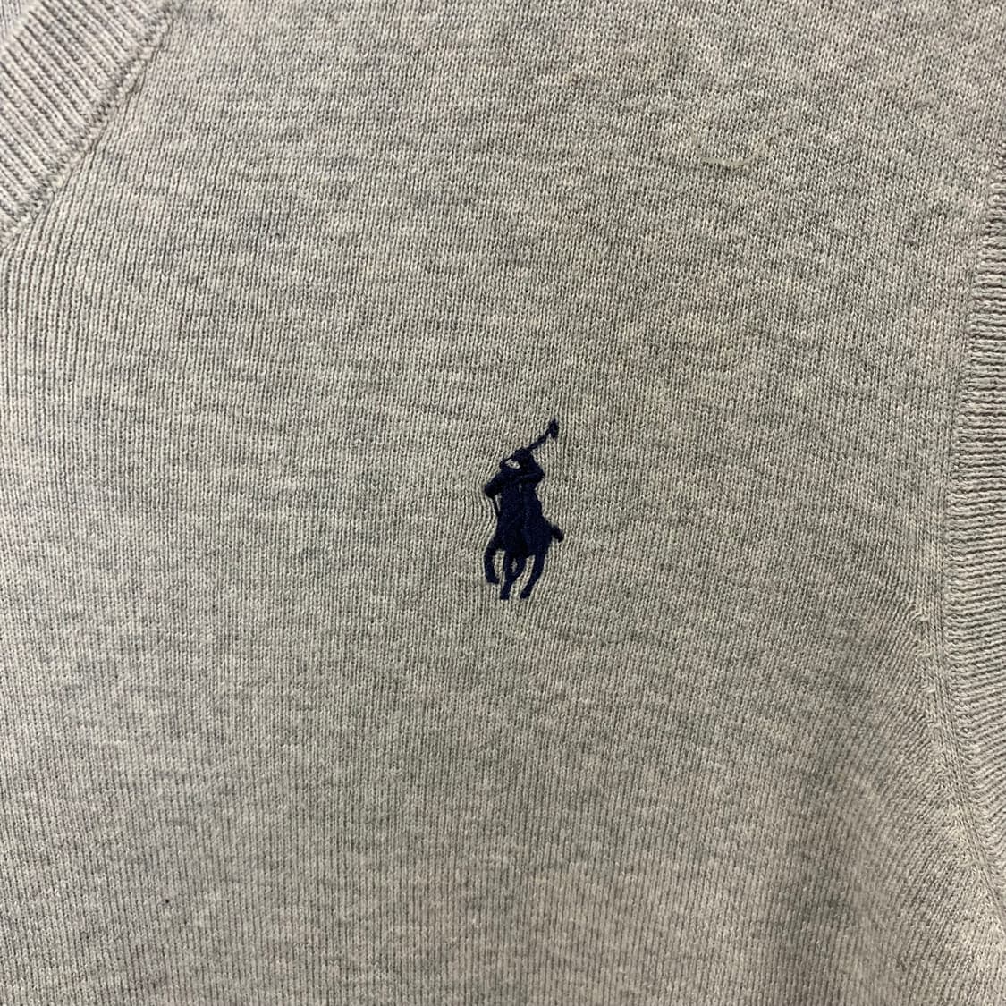 폴로 랄프로렌 그레이 브이넥 니트 조끼 베스트 상품이미지3