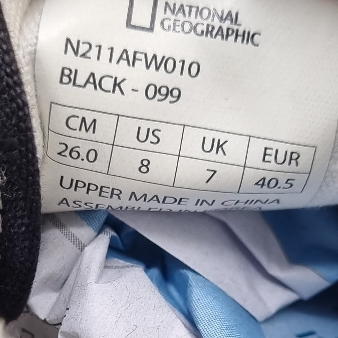 내셔널지오그래픽 머플 남성스니커즈260  상품이미지6