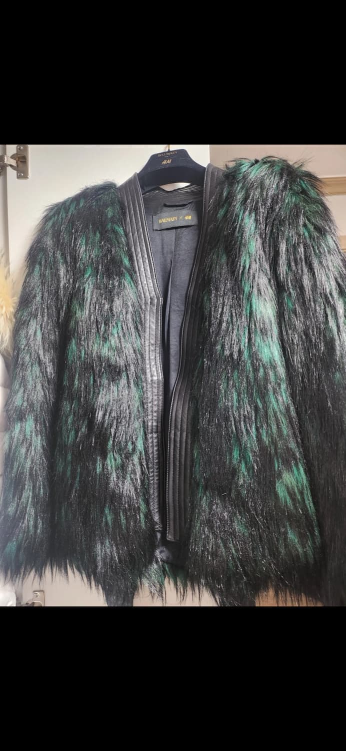 발망 h&m 퍼자켓 상품이미지1