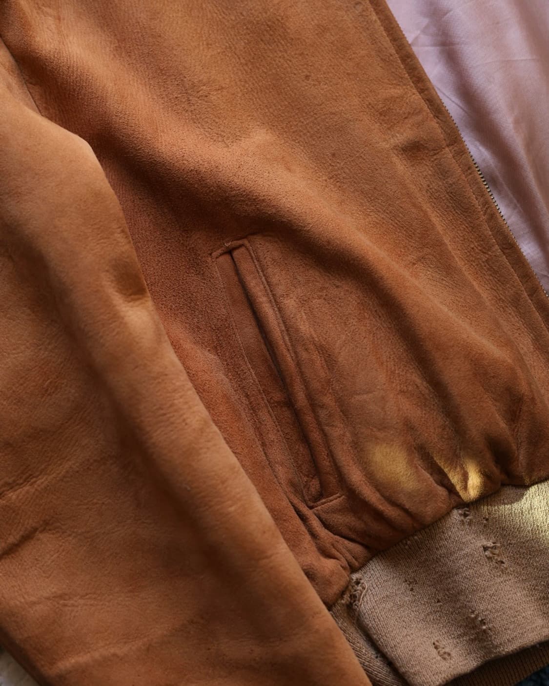 Hercules(허큘리스) 5~60s 디어스킨 스웨이드 봄버자켓 상품이미지6