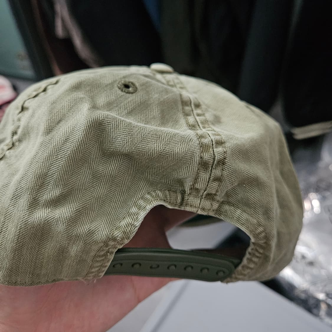 RRL 윙로고 볼캡 올리브 상품이미지2