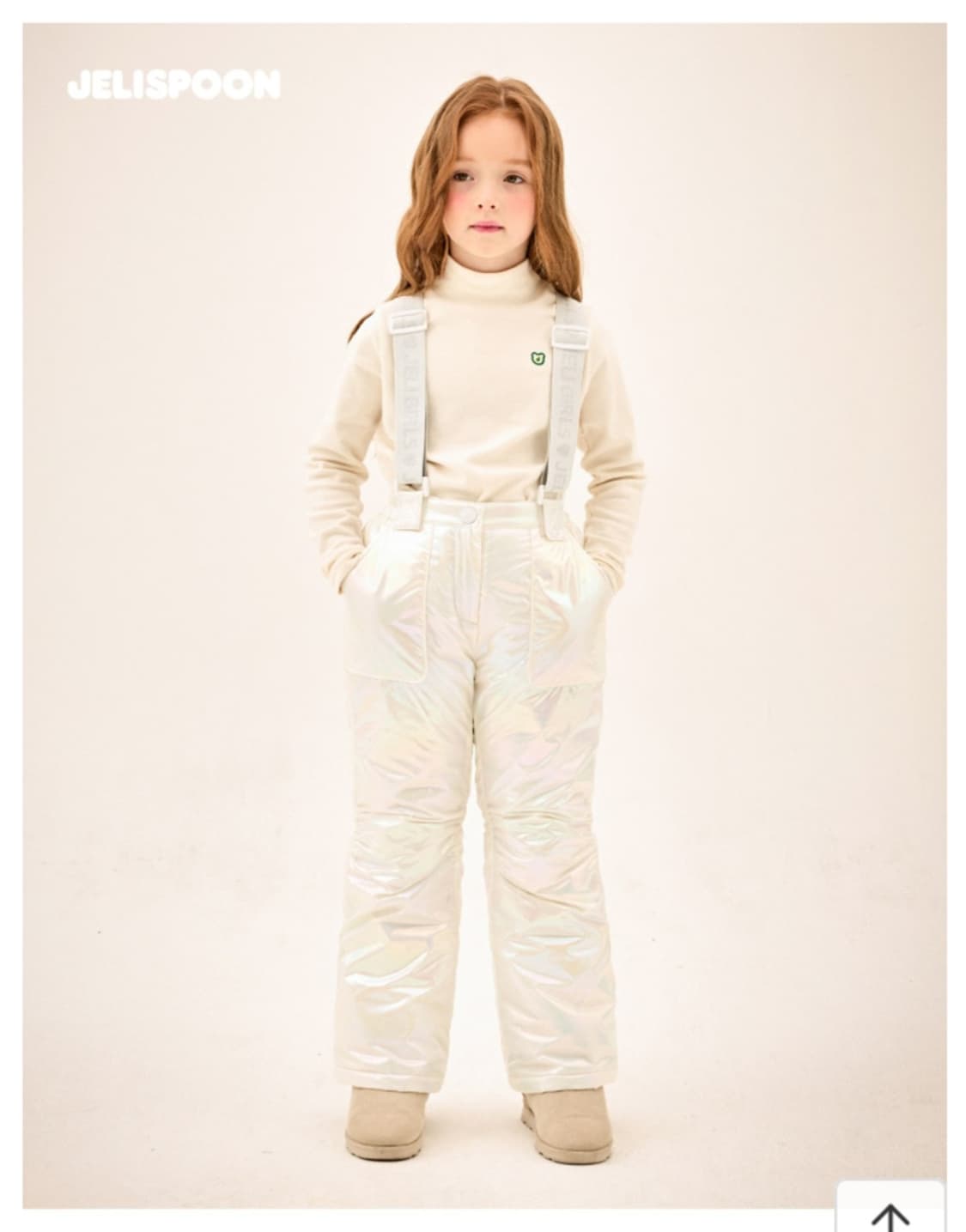 젤리스푼 홀로그램 부츠컷 아동 스키복팬츠 150(11~12세) 특A급 상품이미지1