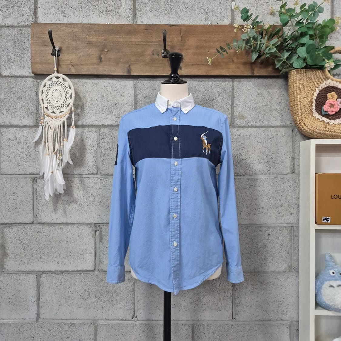 폴로 랄프로렌 블루 빅포니 셔츠 상품이미지1