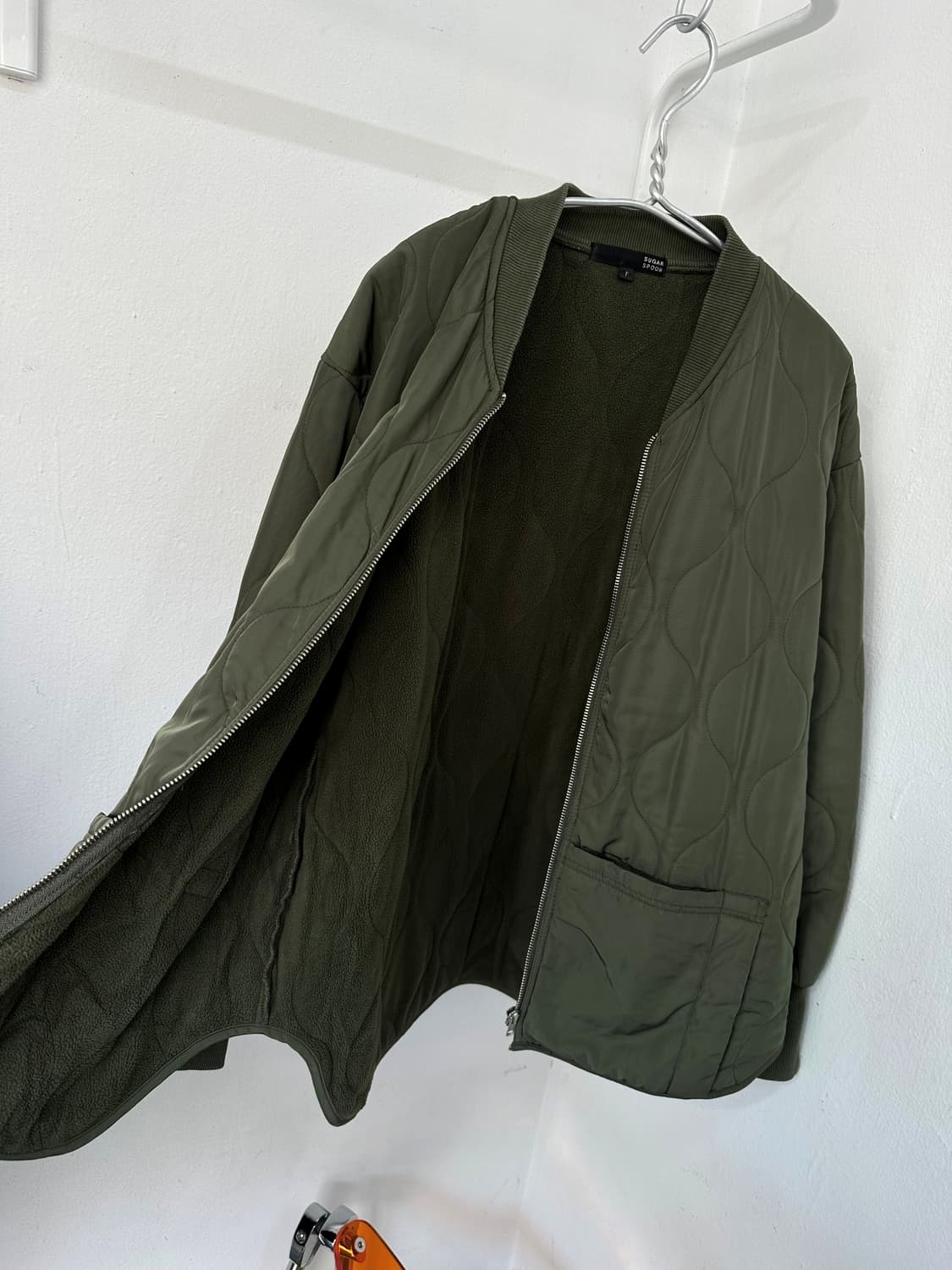 Rib collar liner jacket 상품이미지5