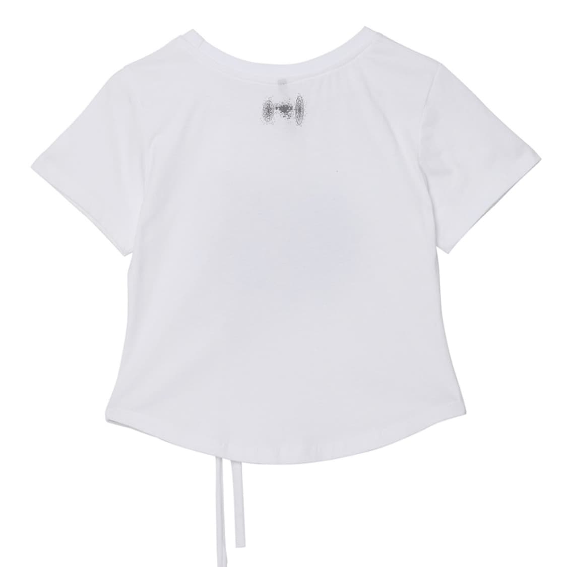 [택O새상품]플레어업 바니쉬 타이 스카프 티셔츠 화이트 상품이미지2