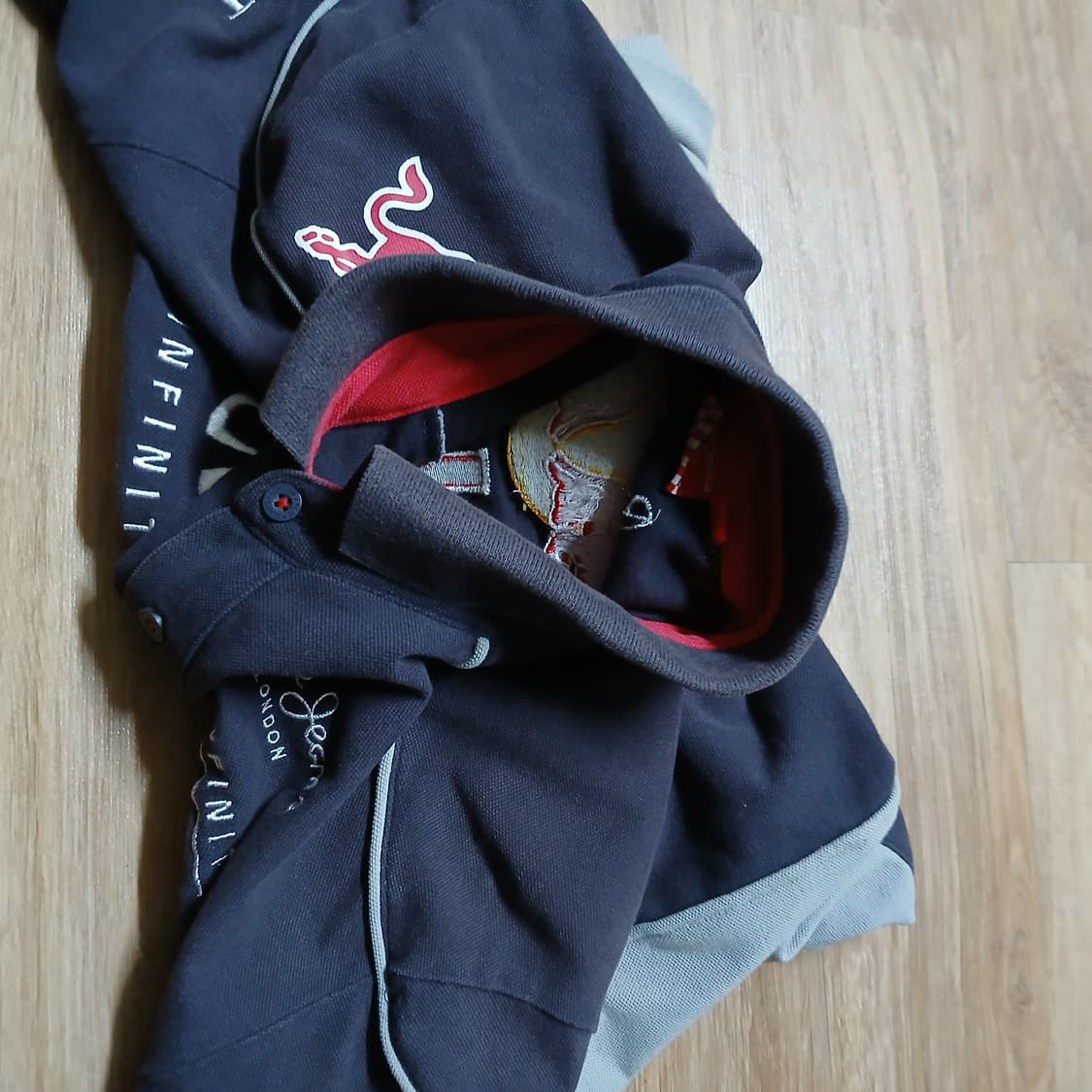 페페진스 레이싱 레드불 반팔 카라티 스트릿 빈티지 남녀공용 상품이미지6