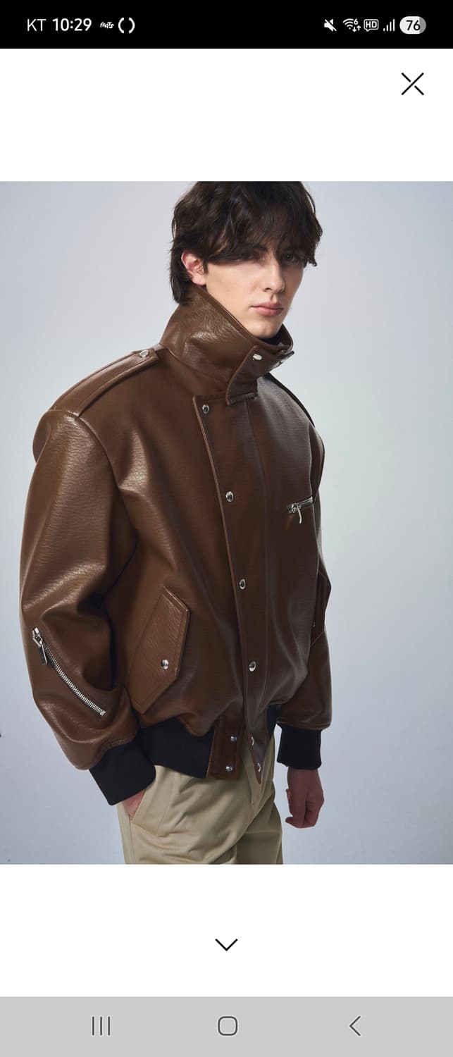시스템옴므 파리컬렉션 레더 점퍼 팝니다 솔리드옴므 타임옴므 우영미 상품이미지2