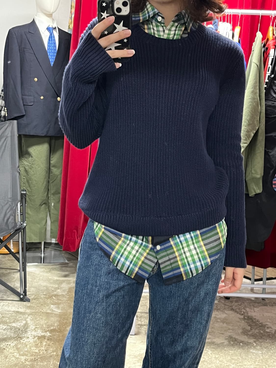 Polo 폴로 로렌 랄프로렌 레이어드 셔츠 니트  상품이미지4