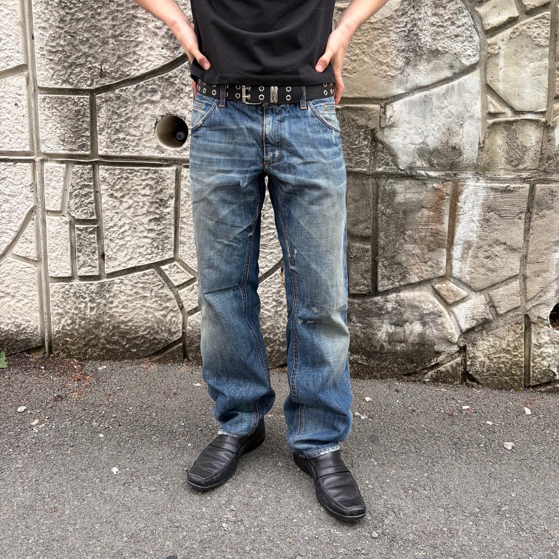 돌체앤가바나 00s 아카이브 16라인 레귤러 스트레이트 데님 상품이미지3