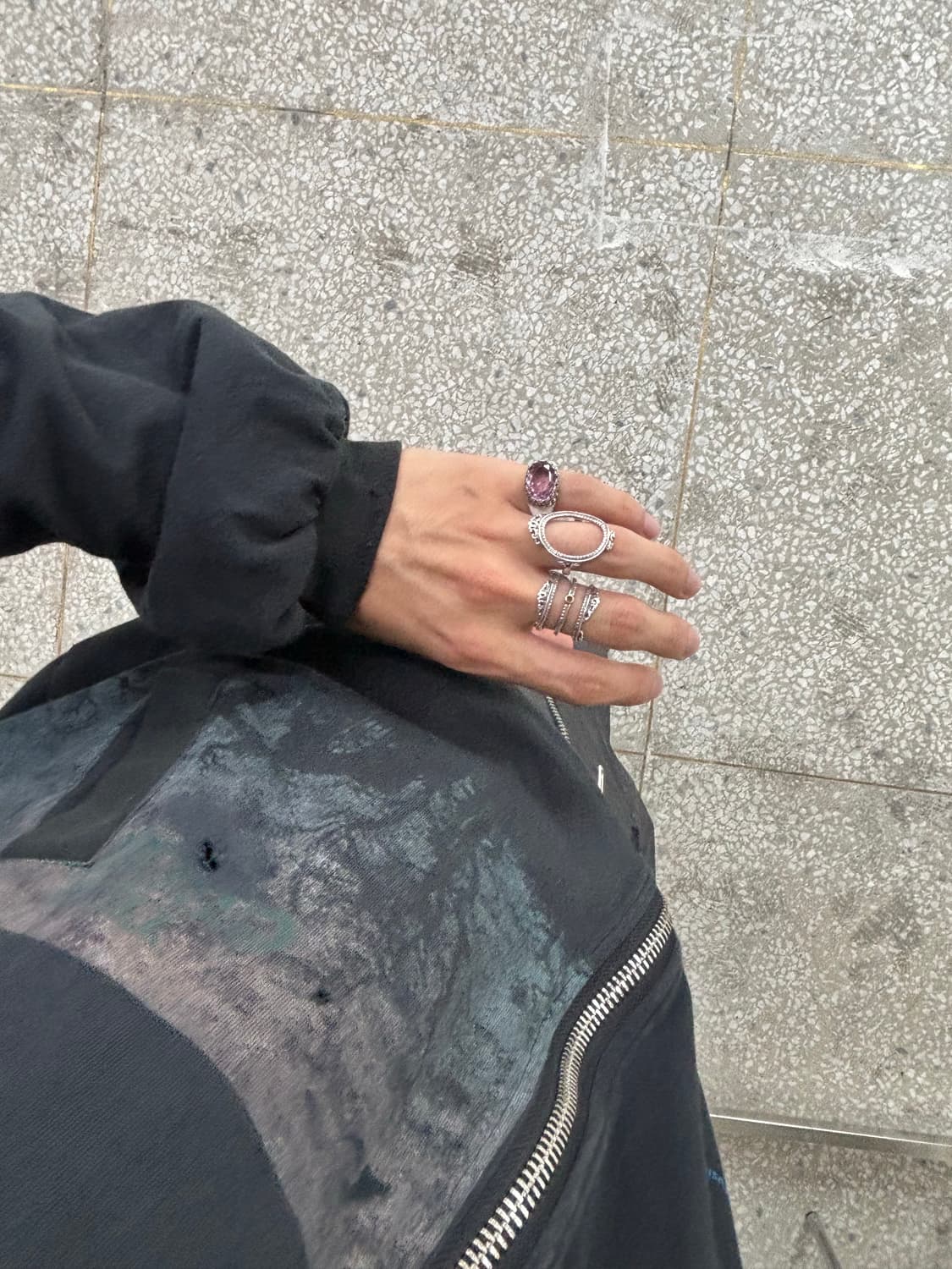 알렉산더 맥퀸 스컬 파츠 이어링 상품이미지9