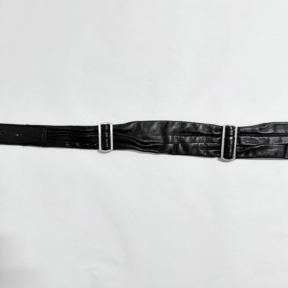 90‘s 장폴고티에 아카이브 플리츠 레더 벨트  상품이미지3