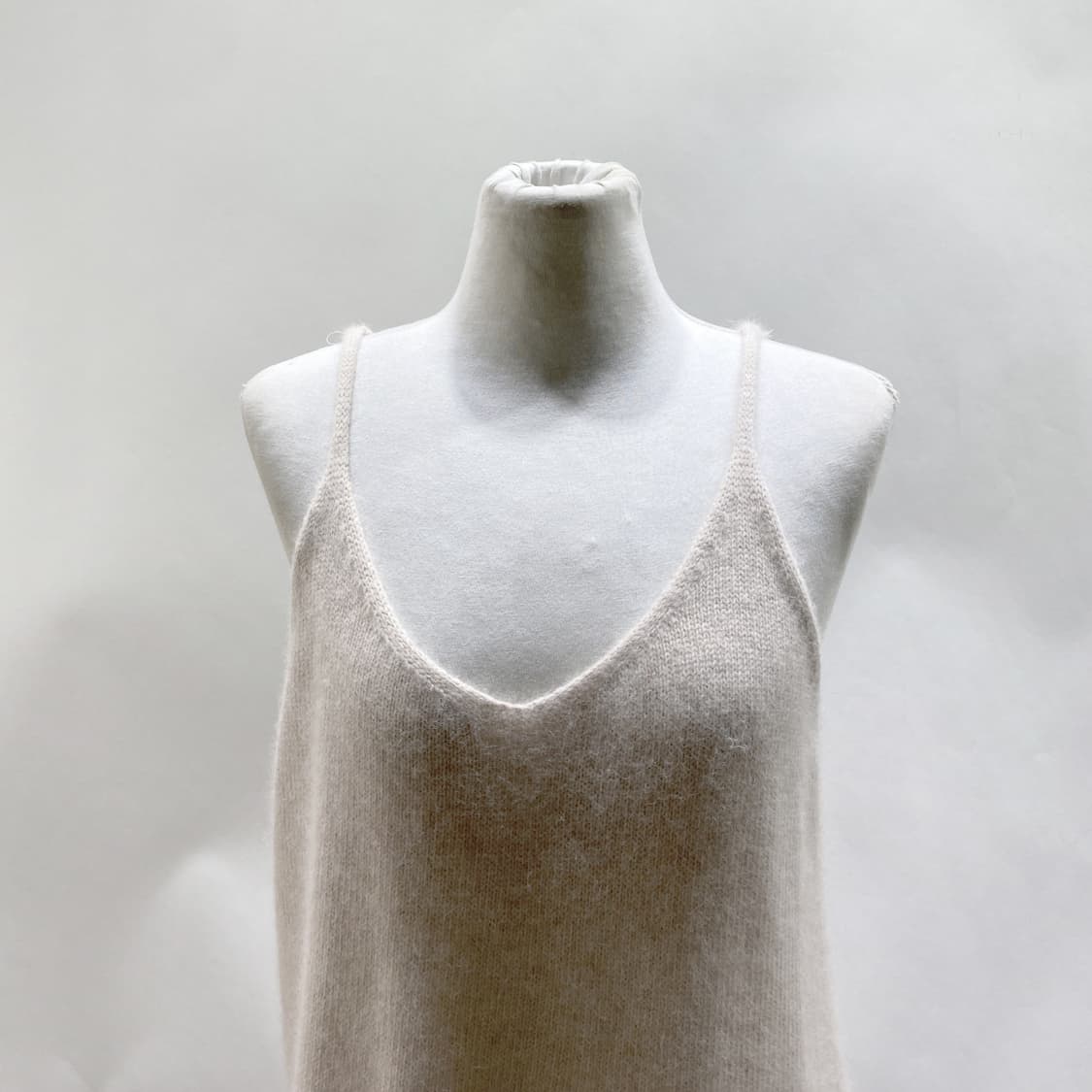 Mui 무이 여성 뷔스티에 니트원피스 베이지 F  상품이미지2