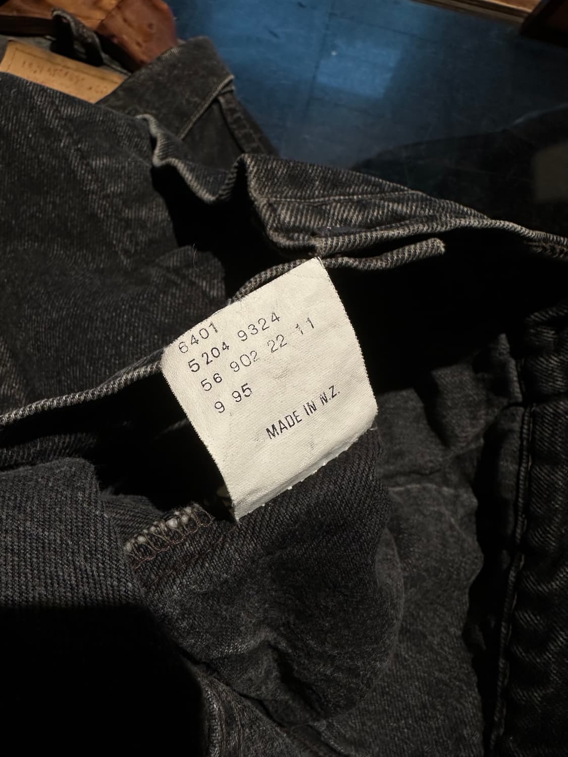 90s Vintage Levis 3rd Black Denim Jacket 상품이미지9