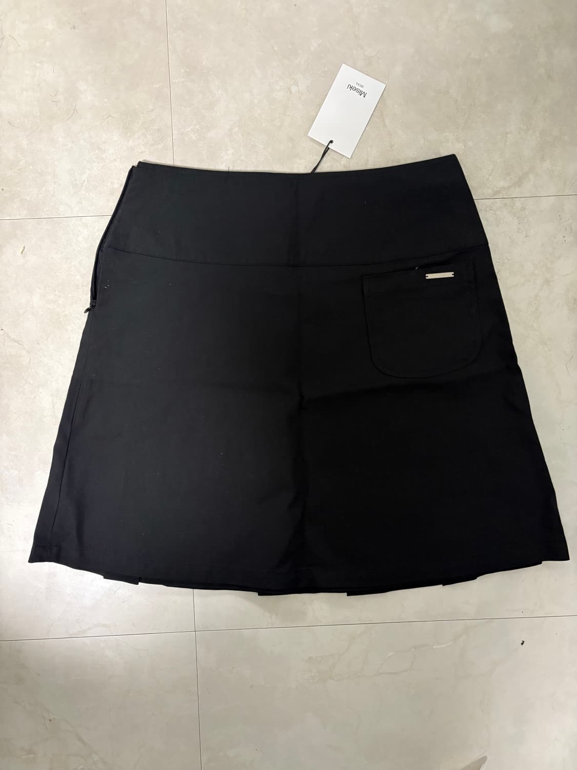 미세키 서울 Midi wrap skirt BLACK 2 택 있음 상품이미지2