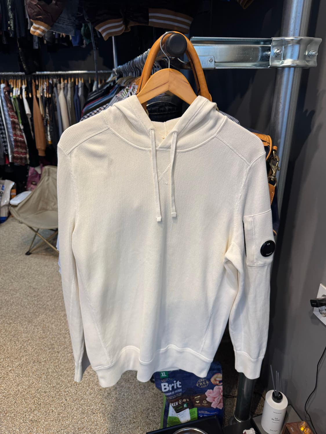 CP컴퍼니 화이트 후드티 상품이미지1