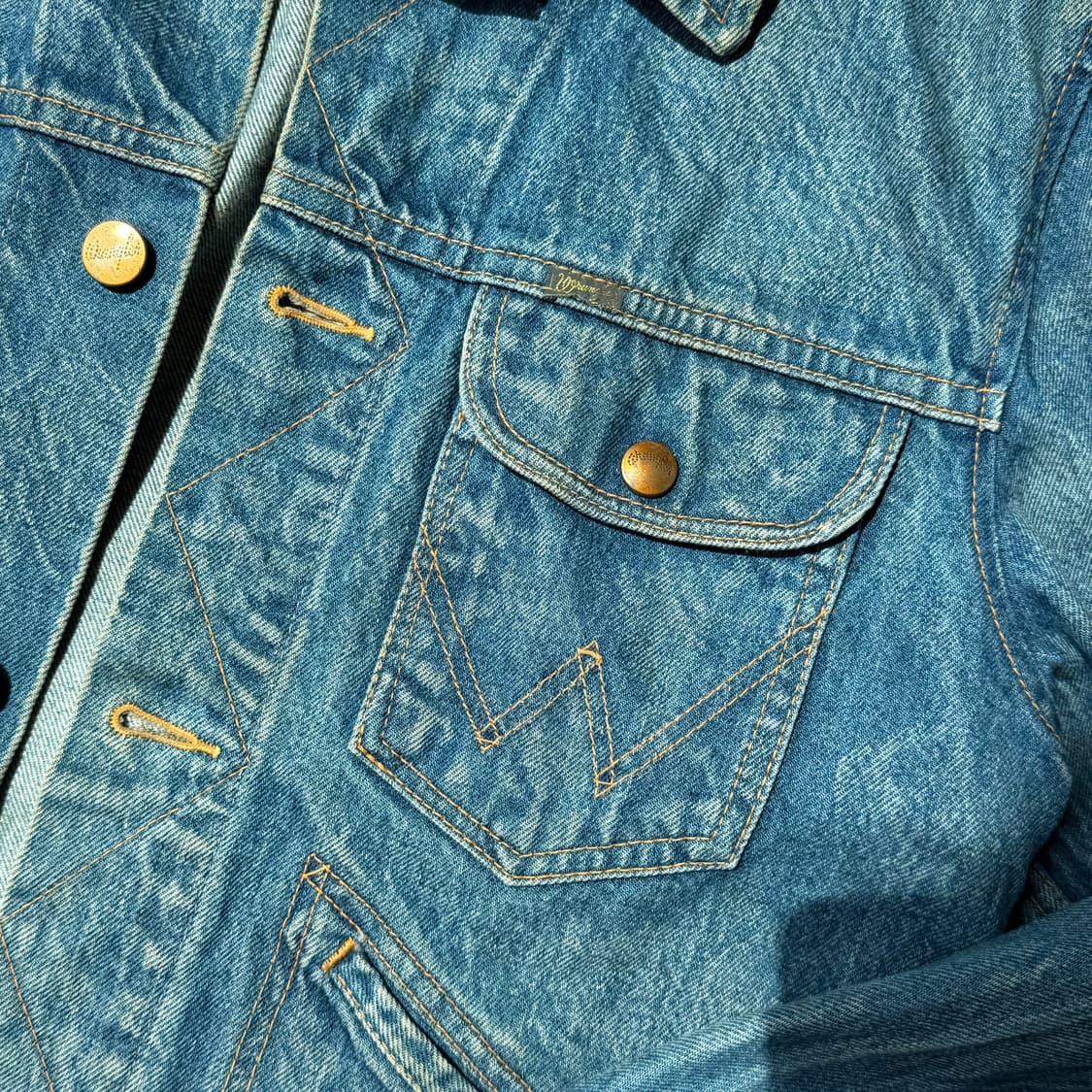 Wrangler 124MJ 데님 트러커 자켓 상품이미지4