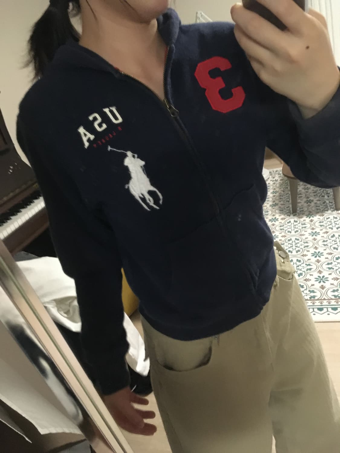 폴로 빅포니 후드집업 상품이미지3