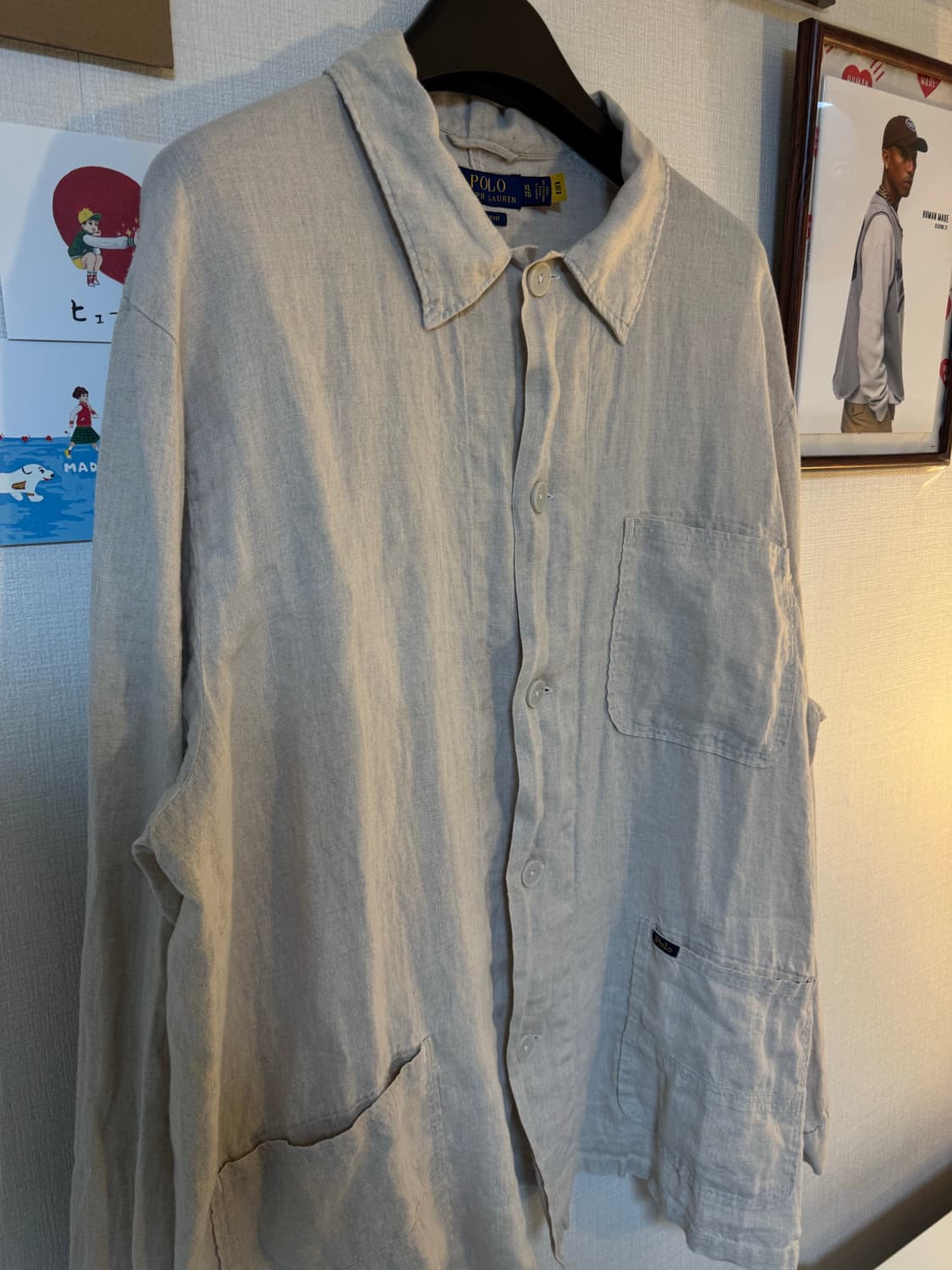 [XL]폴로 랄프로렌 린넨 오버셔츠 자켓 상품이미지2