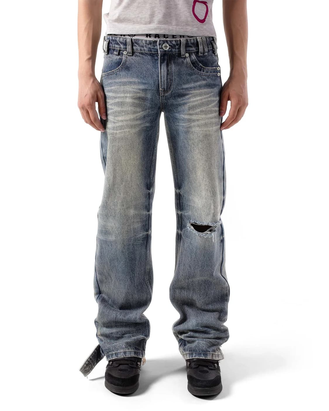 [28]Slim low waist denim 상품이미지2