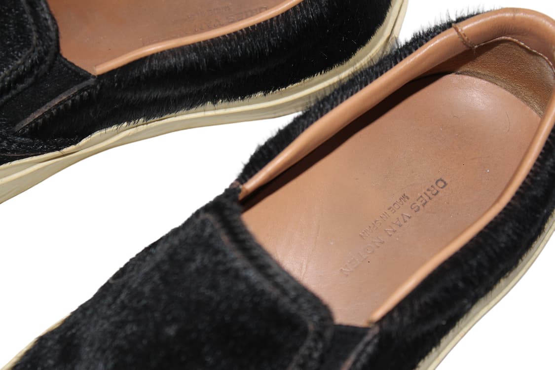 Dries Van Noten  드리스 반 노튼 송치 퍼 스니커즈 상품이미지7