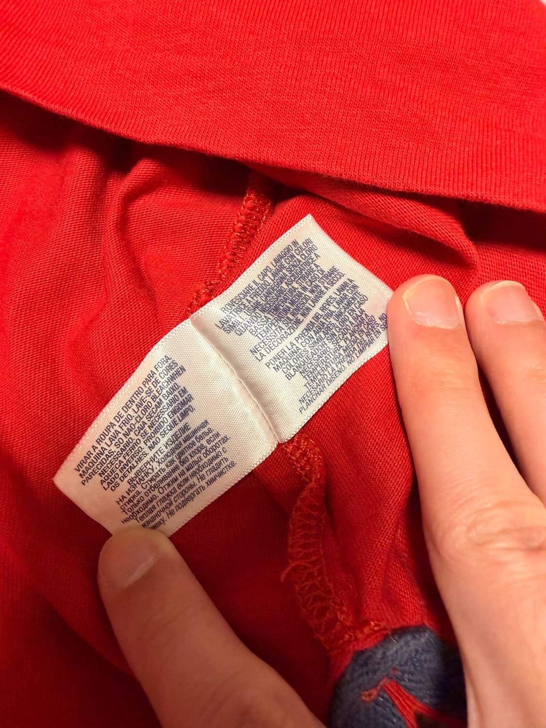 폴로 빅포니 성조기 긴팔 럭비티 레드 상품이미지7