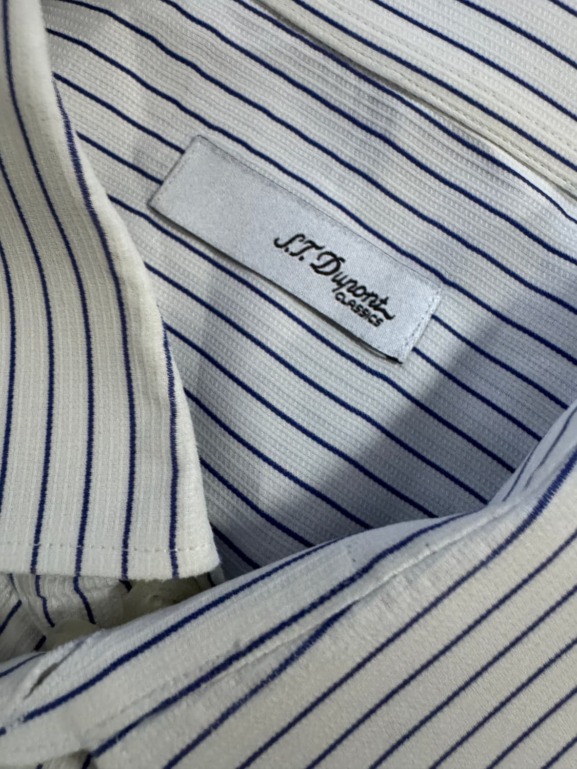 ST.Dupont 듀퐁 스트라이프 정장 긴팔 셔츠 L ~ XL 상품이미지3