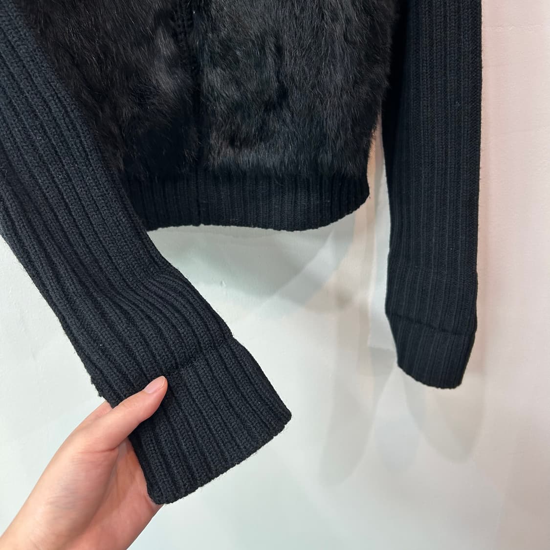 블랙 레빗퍼 집업 상품이미지5