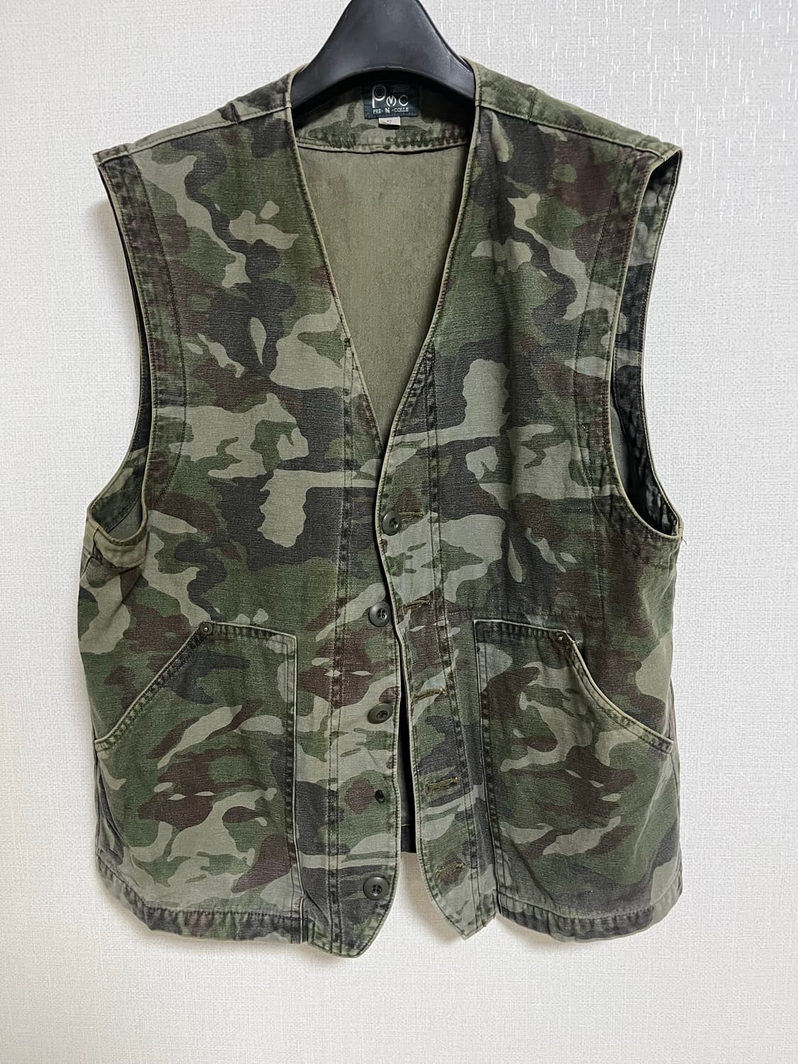 일본 빈티지 PMC 카모플라쥬 조끼 F 상품이미지1