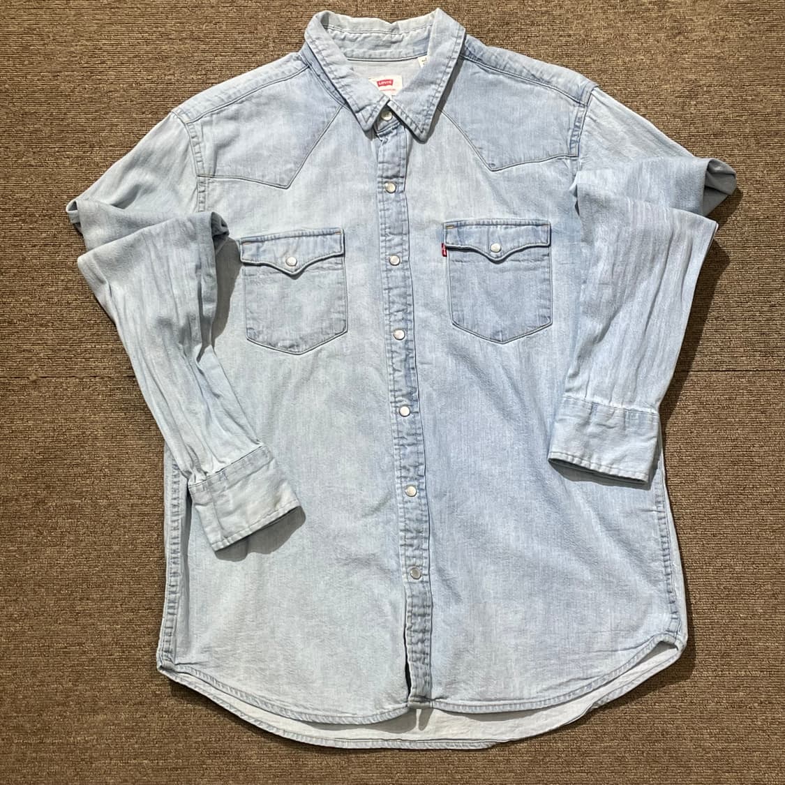 (L) Levi's 리바이스 코튼 데님 셔츠 상품이미지3